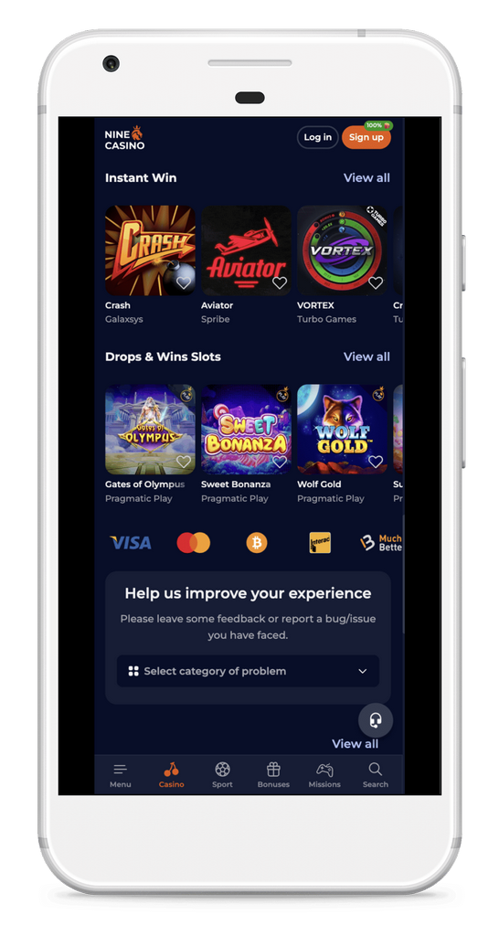 Nine Casino en ligne - Les points forts du Nine Casino