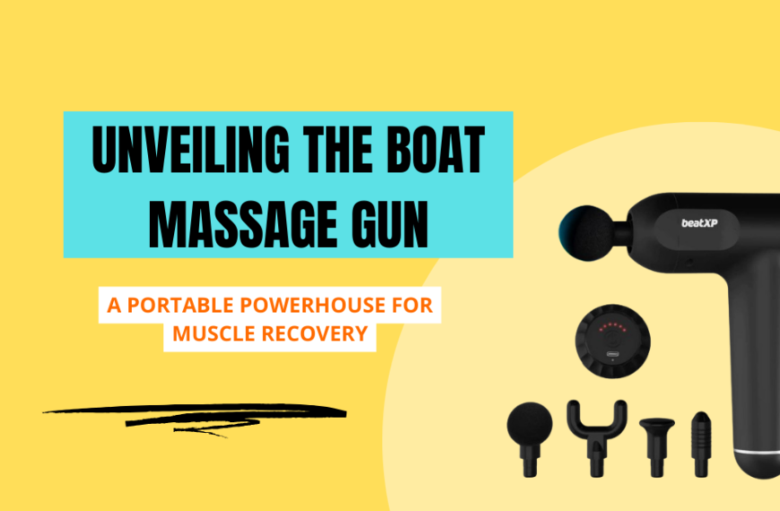 Unveiling the Bolt Massage Gun: A Portable Powerhouse for Muscle Recovery