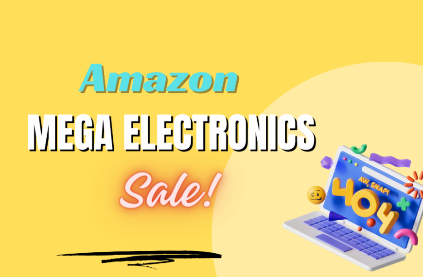 Amazon Mega electronics days sale live – Up to 80% off till Feb19th